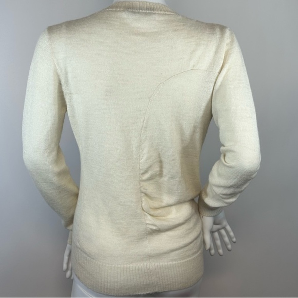 Society For Rational Dress Asymmetrical Zip Up Long Sleeve Alpaca Cardigan XS - Picture 2 of 7